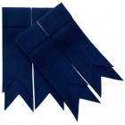 Navy Blue Plain Coloured Garter Double Flashes